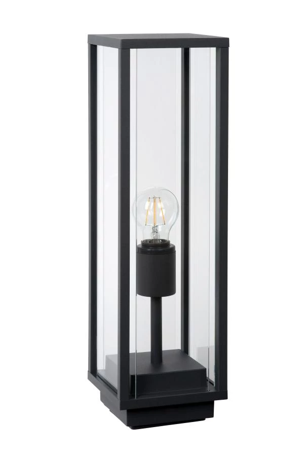 Lucide CLAIRE - Borne extérieur - 1xE27 - IP54 - Anthracite - UIT